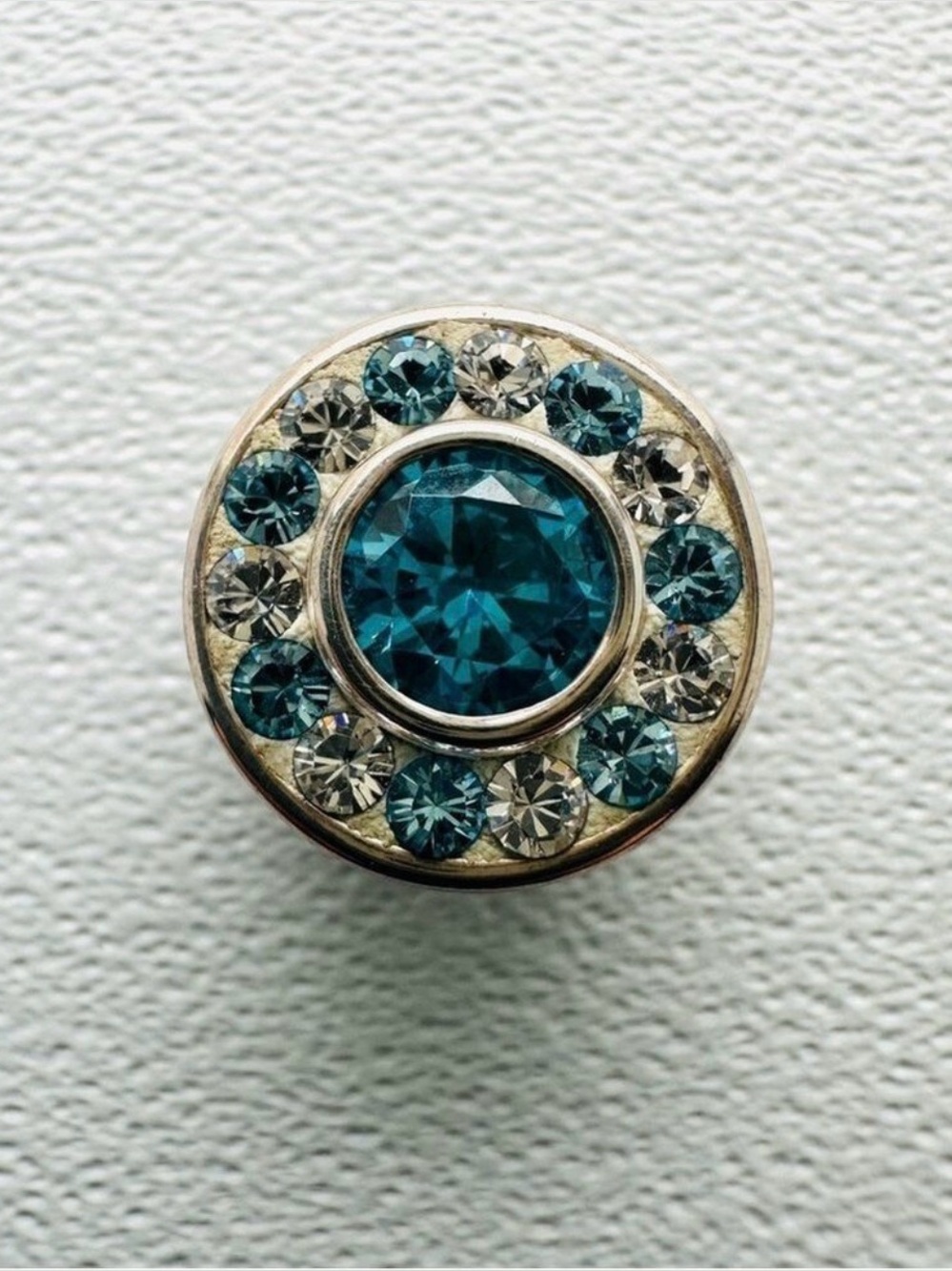 Kameleon Jewel Pop Sterling Aqua Burst CZ Swarovski Pop Crystal KJP330 NEW